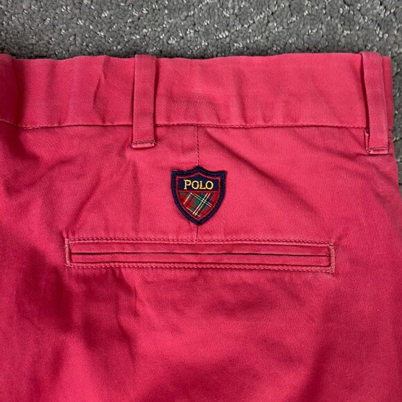 Vintage Ralph Lauren Polo Golf Pants Men's 36 x 32 Salmon Red Chinos 5-Pocket - Picture 6 of 14